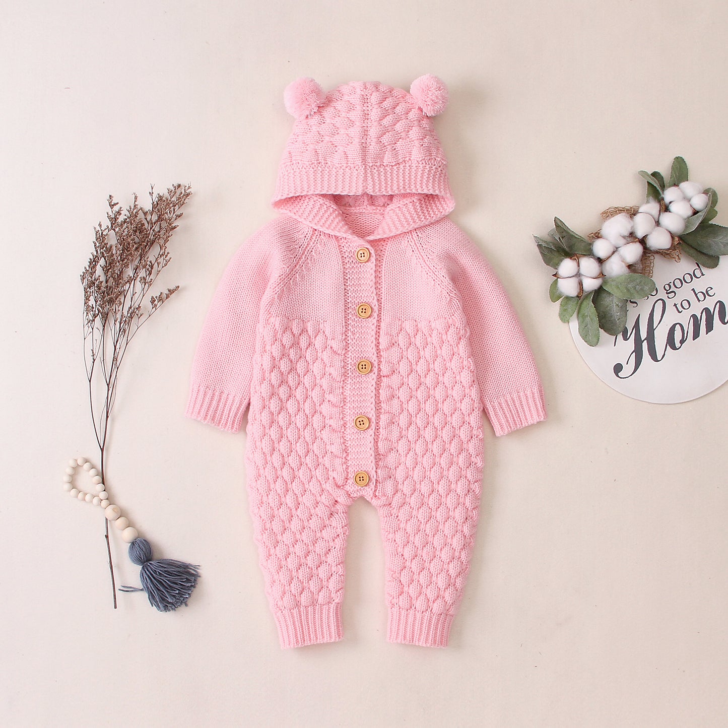 Baby Knitted Jumpsuit (4 colors)