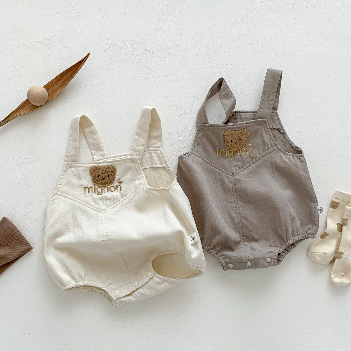 Baby Bear Romper Trousers Set