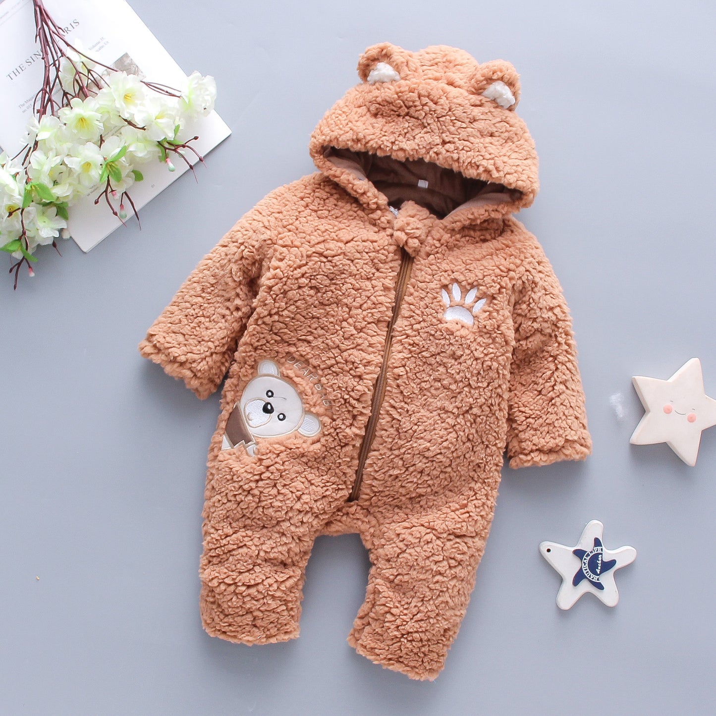 Winter Baby Romper