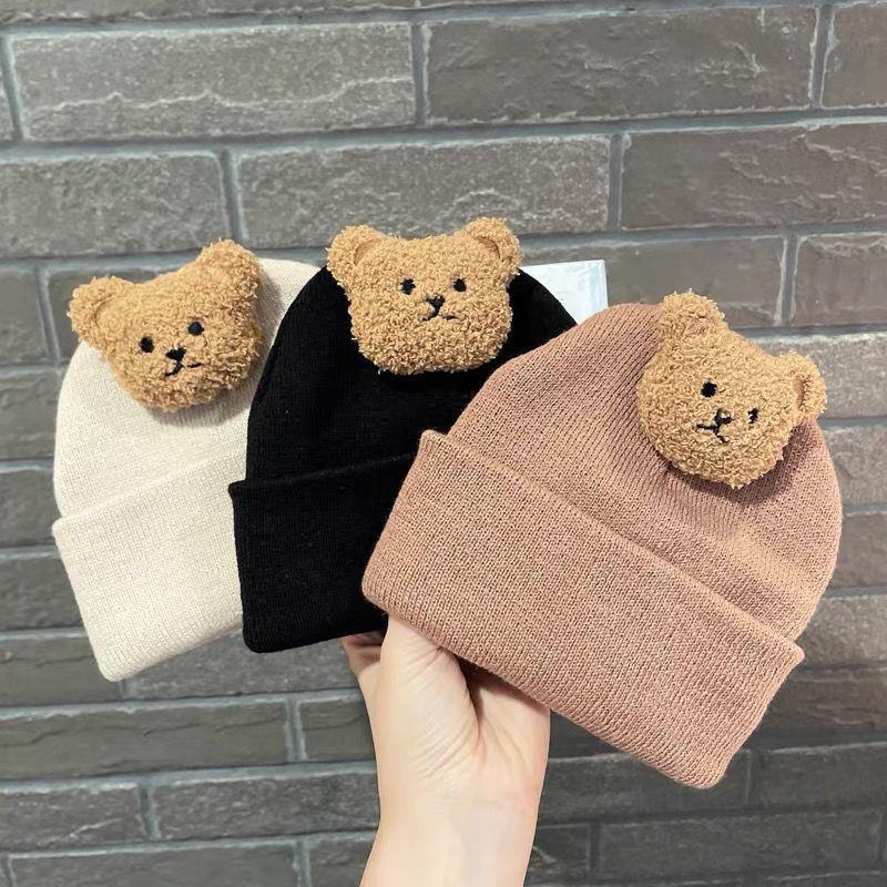 Baby Wool Bear Hat