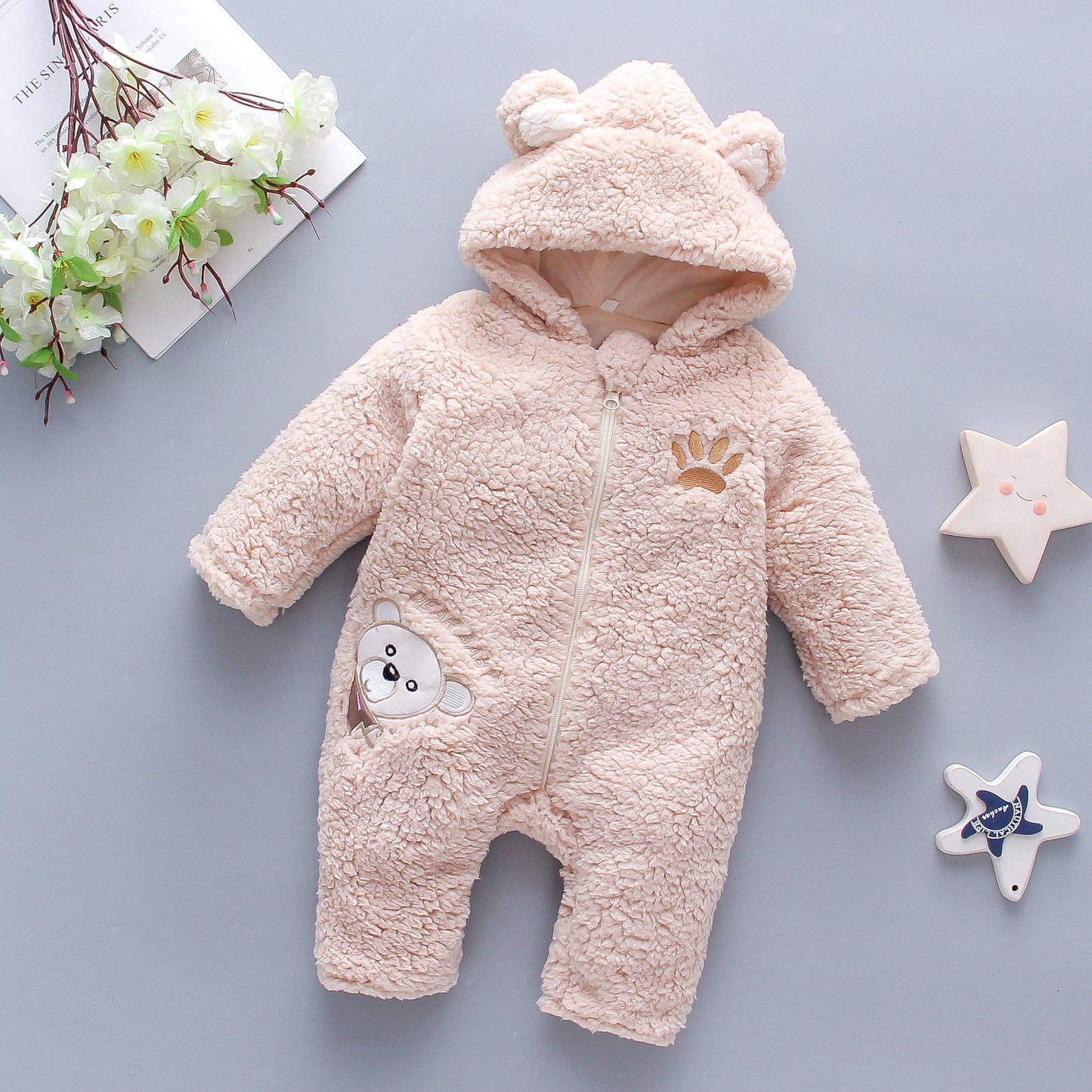 Winter Baby Romper