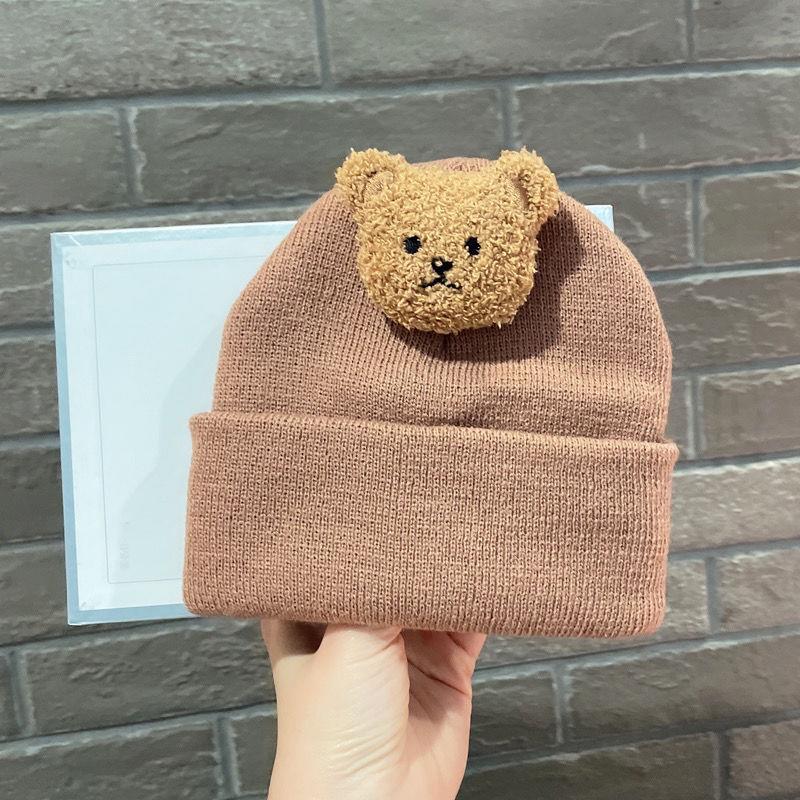 Baby Wool Bear Hat