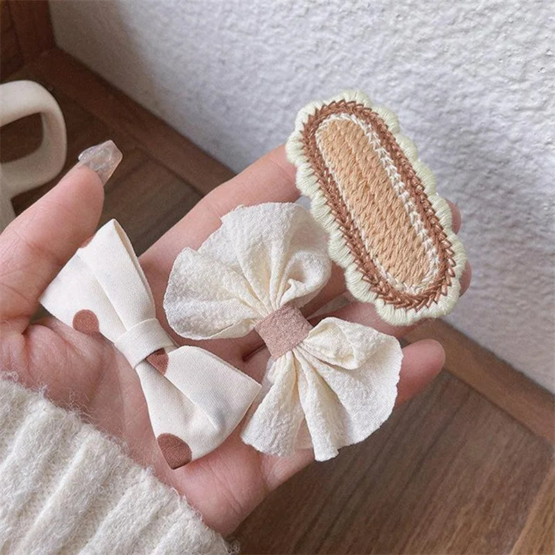 Bear & Bow 9-Piece Hair Clip Set