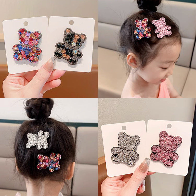 Sweet Bear Girl Bangs Hair Clip