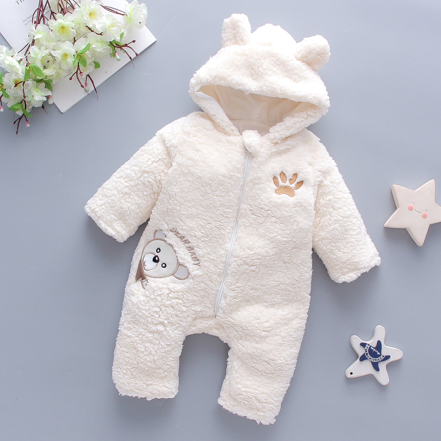 Winter Baby Romper