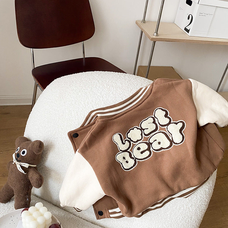 Tiny Bear Baseball Jacket