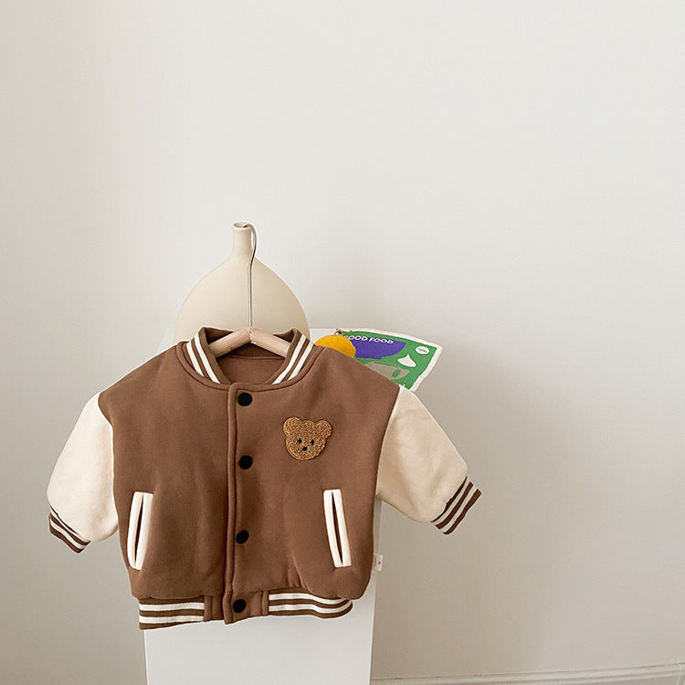 Tiny Bear Baseball Jacket