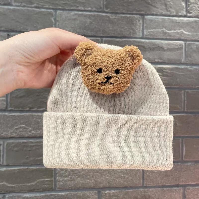 Baby Wool Bear Hat