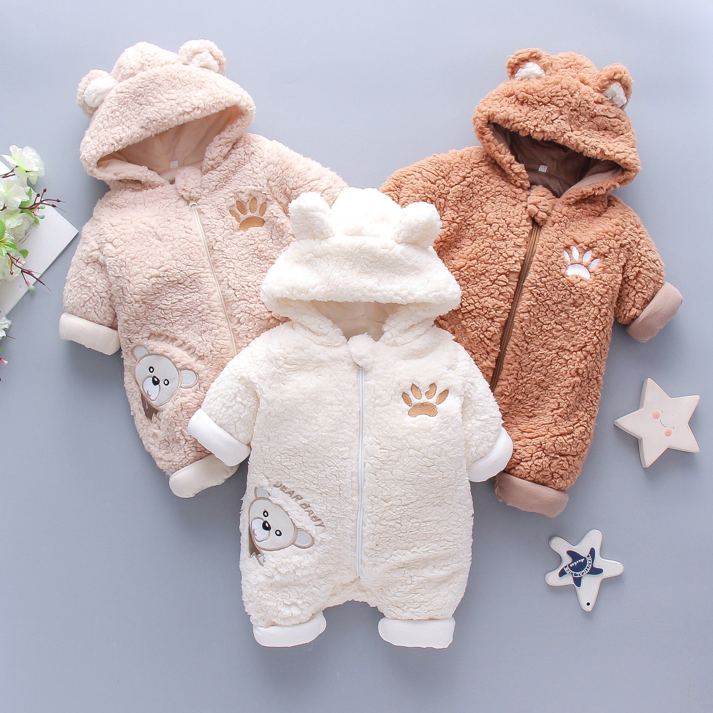 Winter Baby Romper